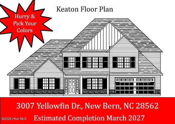 3007 Yellowfin Drive, New Bern, NC 28562 - #1