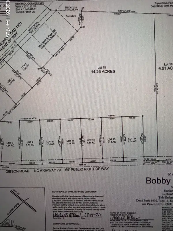 Lot 15 Tbd Gibson Road, Laurinburg, NC 28352