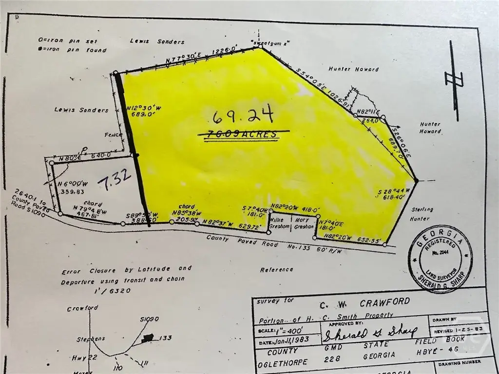 0 Sims Cross Rd, Stephens, GA 30667 - Image #1