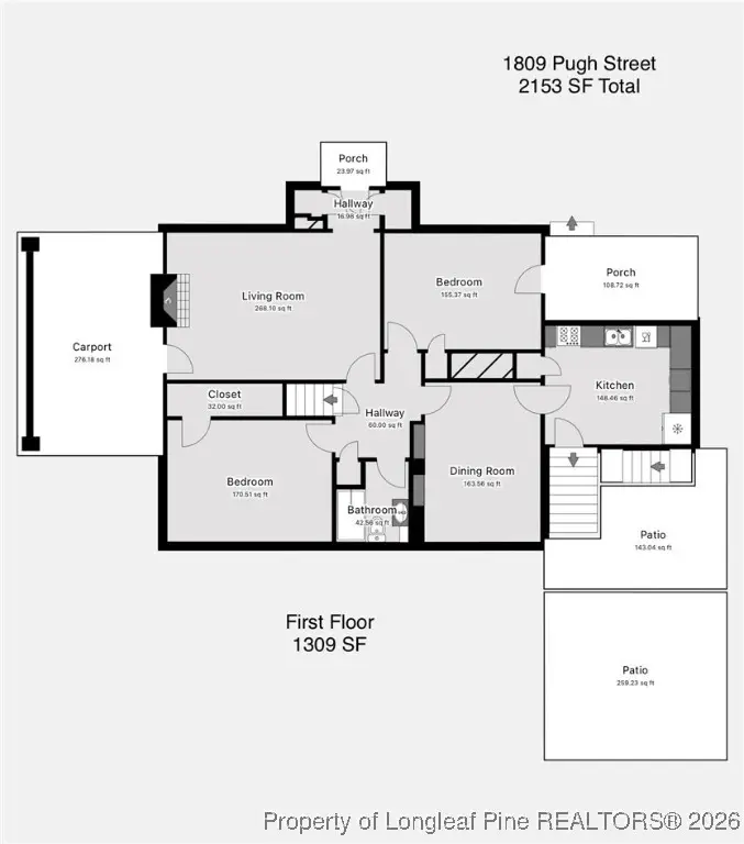 1809 Pugh Street, Fayetteville, NC 28305 - #2