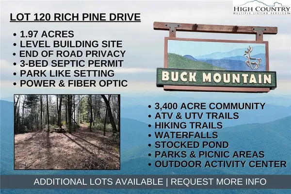 Lot 120 Rich Pine Drive, Purlear, NC 28665