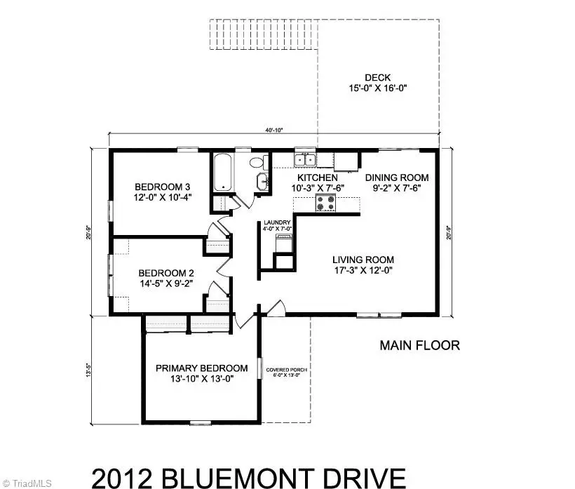 2012 Bluemont Drive, Greensboro, NC 27408 - #3