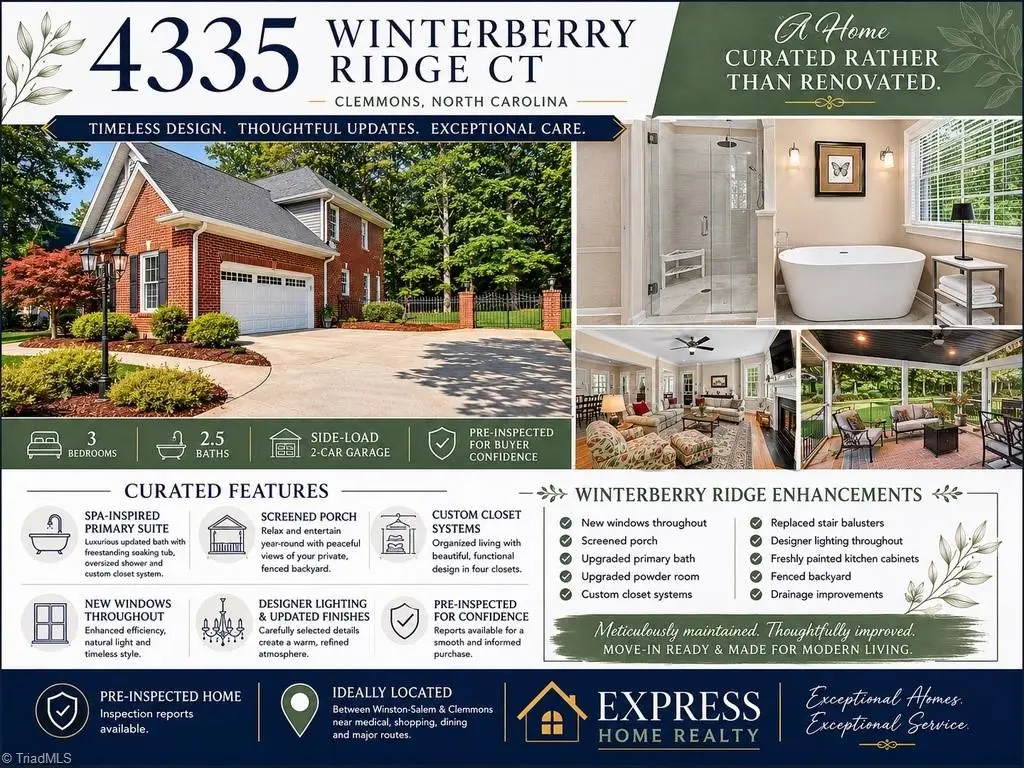 4335 Winterberry Ridge Court, Clemmons, NC 27103 - #1