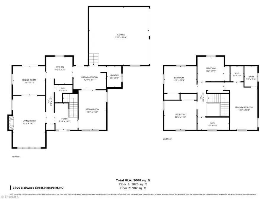 3800 Blairwood Street, High Point, NC 27265 - #3