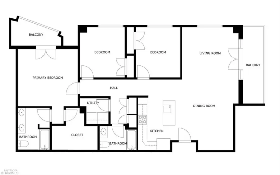 113 N Church Street #202, Greensboro, NC 27401 - #2