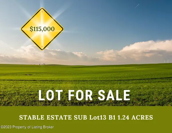 Lot 13, Block 1, Stable Estate, Dickinson, ND 58601