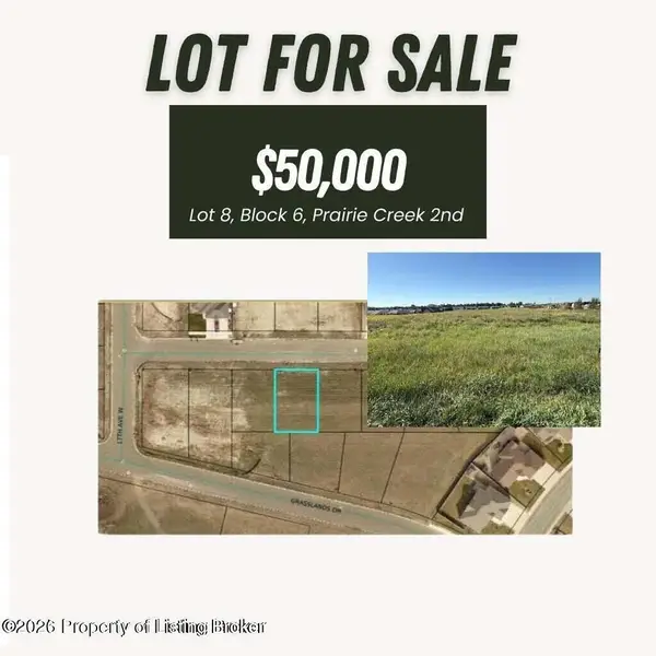 Lot 8, Block 6, Prairie Creek, Dickinson, ND 58601