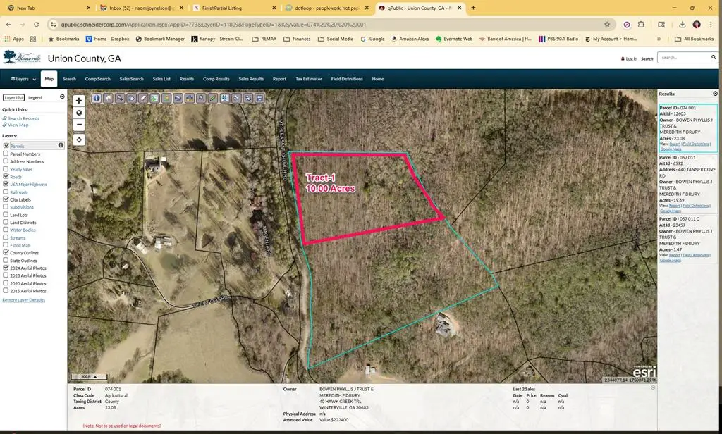 10 Acres Mt Pleasant Church, Blairsville, GA 30512 - Image #1