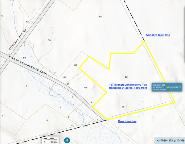 167 BRANCH LONDONDERRY Turnpike, Hopkinton, NH 03229