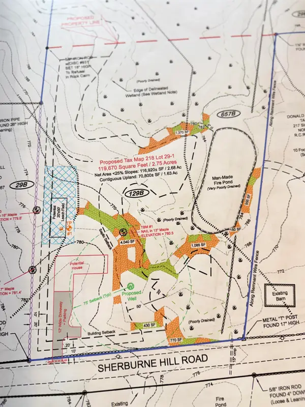map 218  29-1 Sherburne hill Road, Northwood, NH 03261