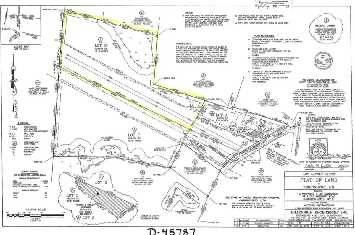 1 Old Amesbury Road #Lot B, Kensington, NH 03833 - #1