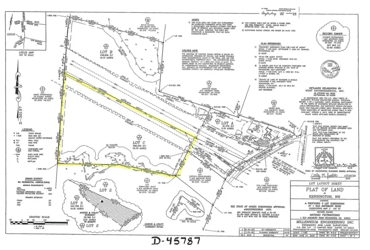 1 Old Amesbury Road #Lot C, Kensington, NH 03833 - #1