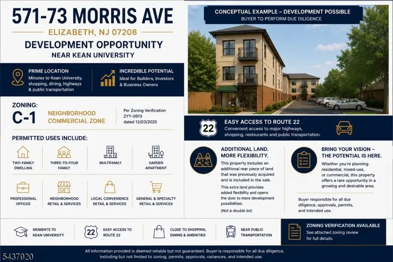 571-73 Morris Ave, Elizabeth, NJ 07208 - #1