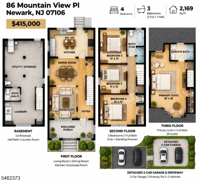 86 Mountain View Pl, Newark, NJ 07106 - #2