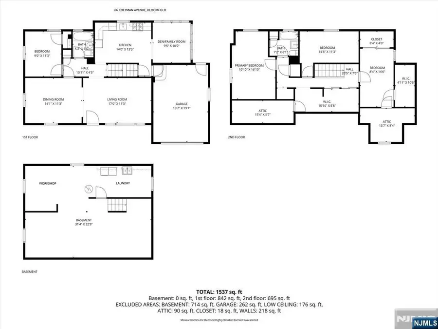 66 Coeyman Avenue, Bloomfield, NJ 07003 - #3