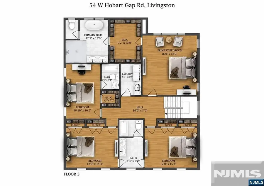 54 W Hobart Gap Road, Livingston, NJ 07039 - #3