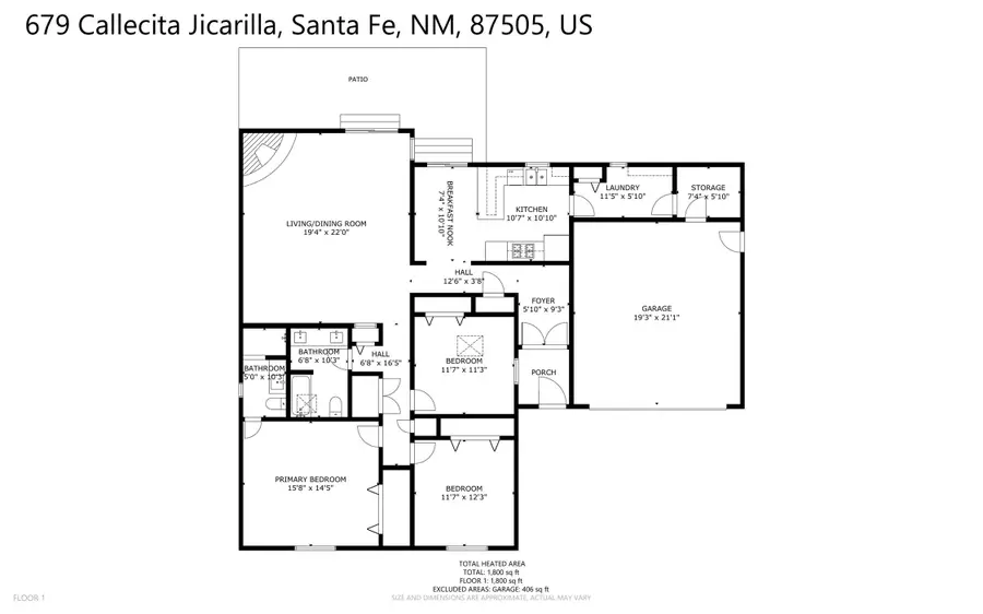 679 Callecita Jicarilla, Santa Fe, NM 87505 - #2