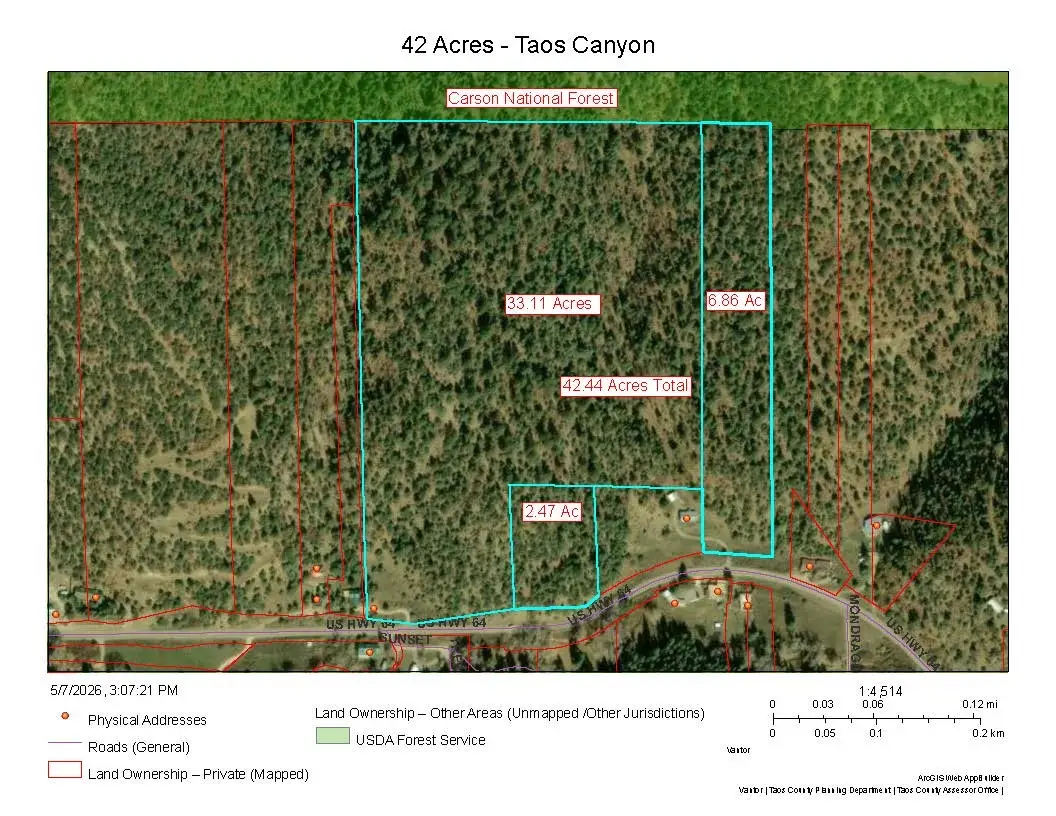 42 Acres -taos Canyon, Taos, NM 87571 - #1