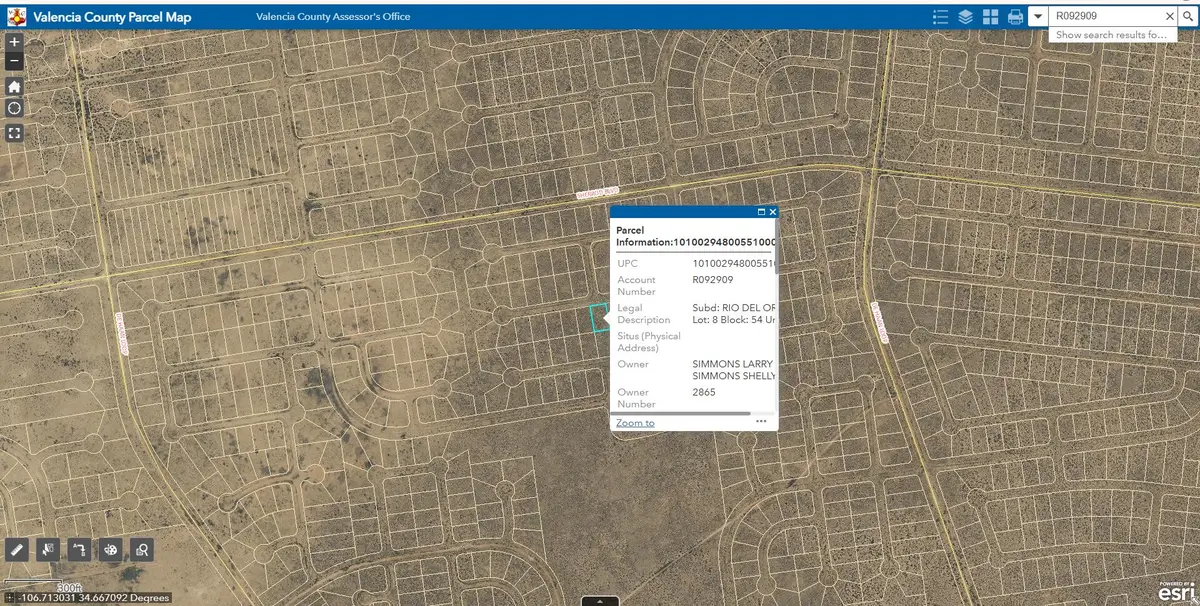 Rio Del Oro Lot: 8 Block: 54 U, Belen, NM 87002 - Image #1