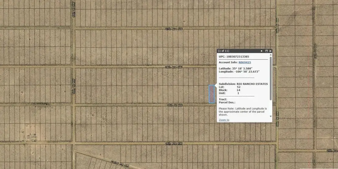 1 lot 25th Street Nw, Rio Rancho, NM 87124 - Image #1
