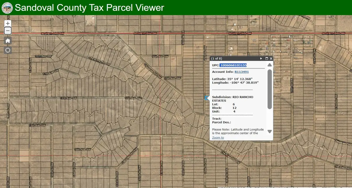 Lot 6 29th Street Sw, Rio Rancho, NM 87124 - Image #1