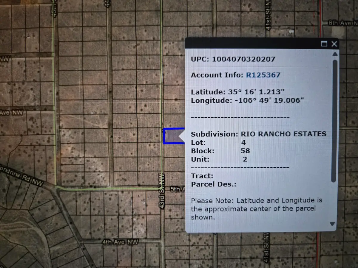 0 43rd Blk 58 Lot 4 Unit 2 Street Nw, Rio Rancho, NM 87124 - #1