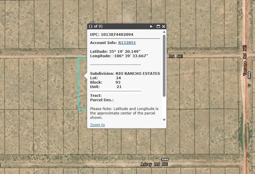 Evergreen Road Ne, Rio Rancho, NM 87144 - #1