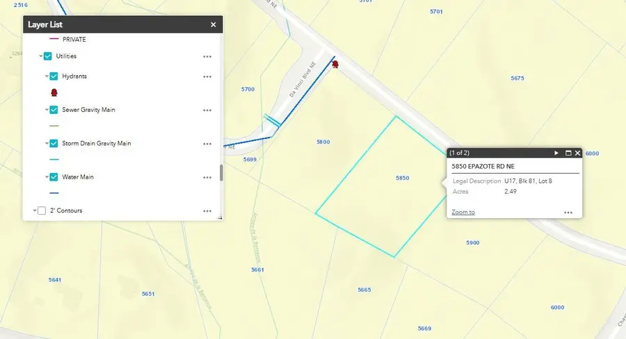 5800 &5850 Epazote (2 Lots) Road Ne, Rio Rancho, NM 87144 - #3