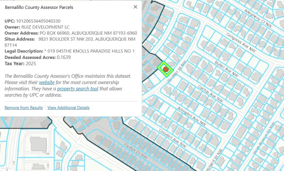 9831 Boulder Street Nw, Albuquerque, NM 87114 - #1