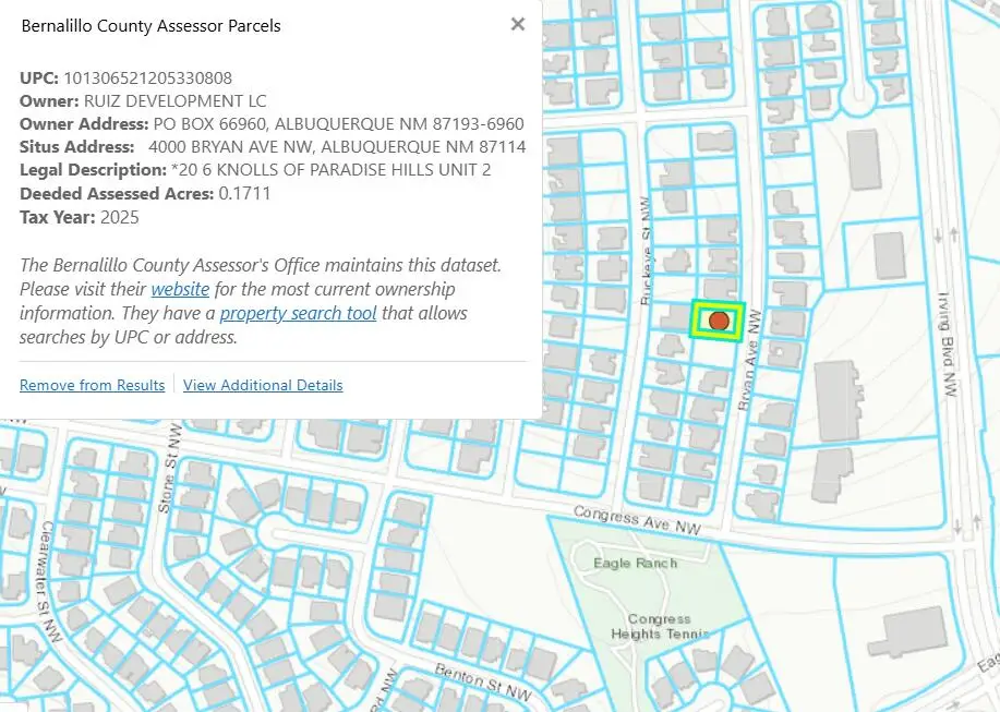 4000 Bryan Avenue Nw, Albuquerque, NM 87114 - #1