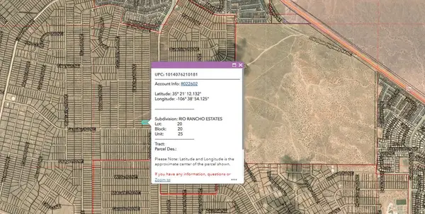 Lt20 Natalie Road Ne #25, Rio Rancho, NM 87144