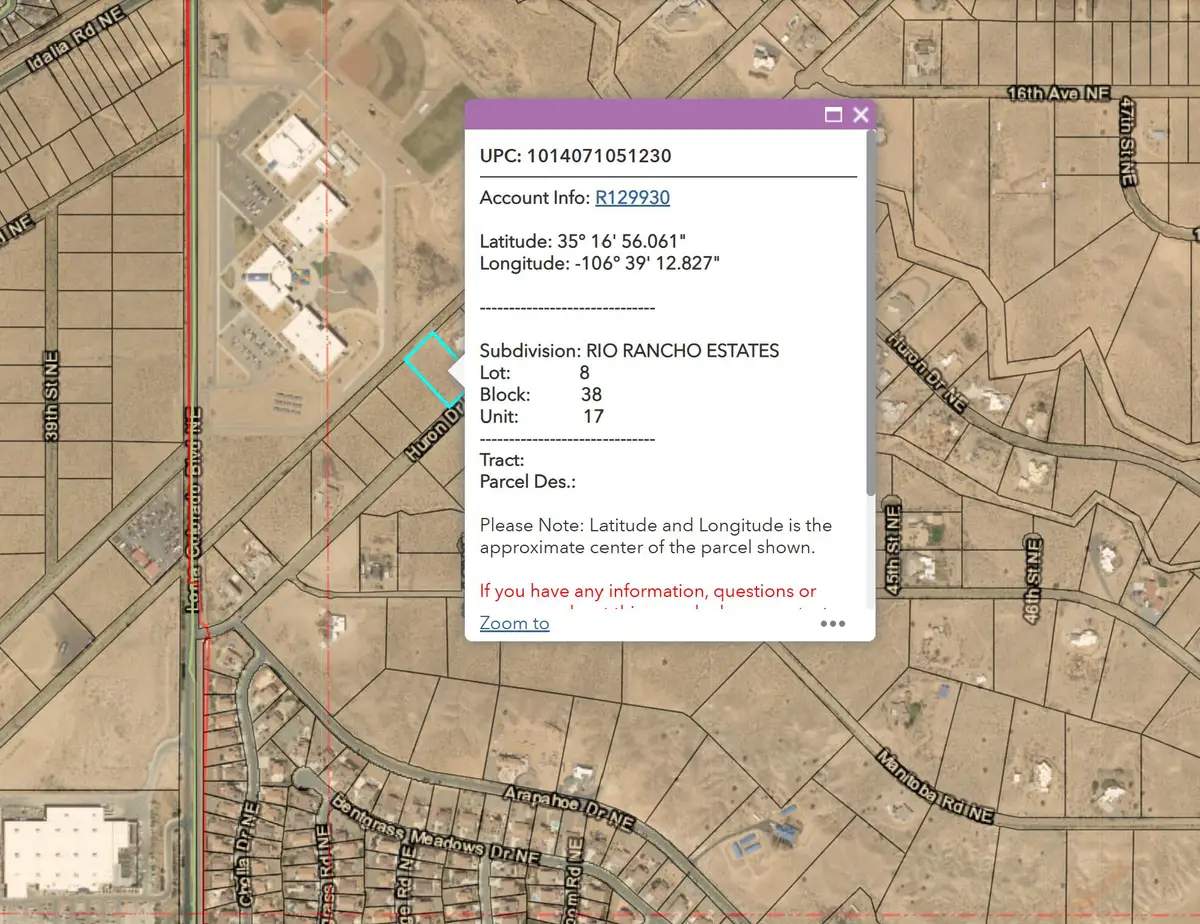 4201 Huron Dr Ne - U17 B38 Lot 8, Rio Rancho, NM 87144 - #1