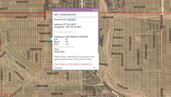 25th Near Rainbow Avenue Ne, Rio Rancho, NM 87144