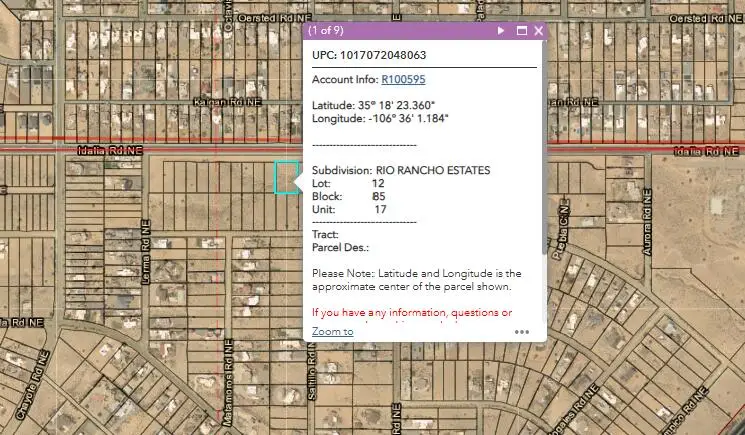 Rio Rancho Est U17 B85 L12, Rio Rancho, NM 87144 - #1