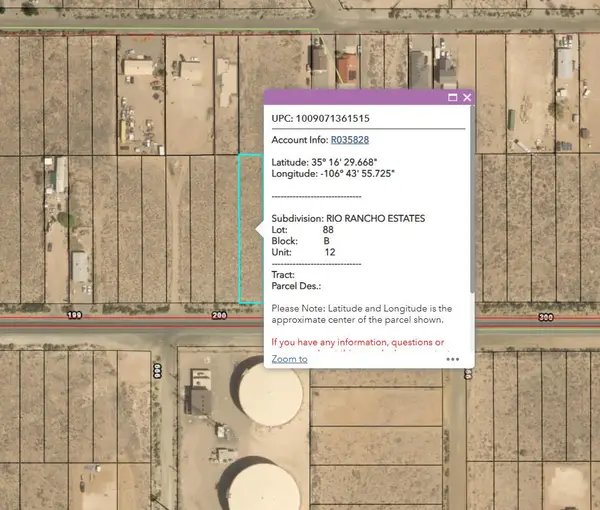 Rr Estates Unt12, Blk B, Lot88, Rio Rancho, NM 87124