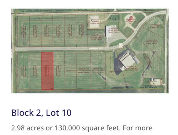 Lot 10, Block 2 Greenwood Street W, Thief River Falls, MN 56701