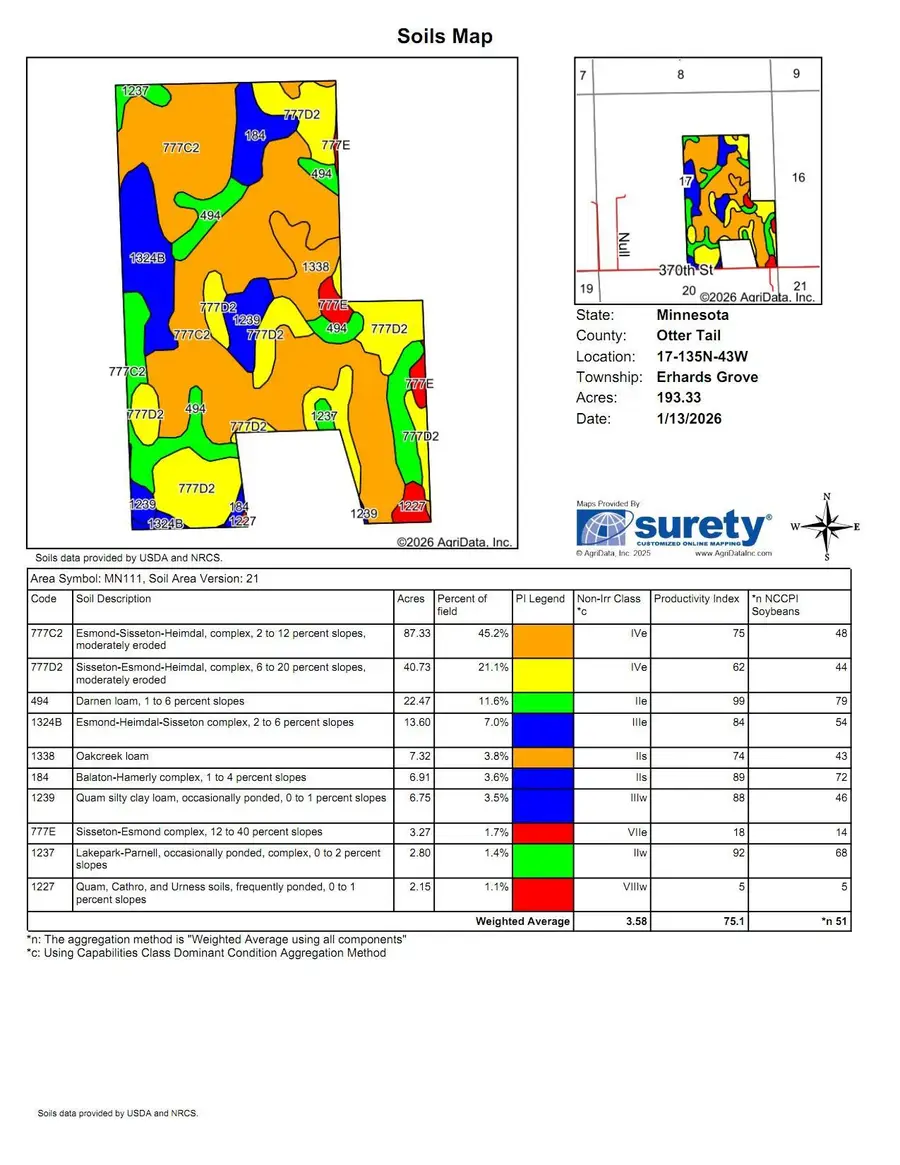 TBD 370 St Lot 190.52, Erhard, MN 56534 - #2