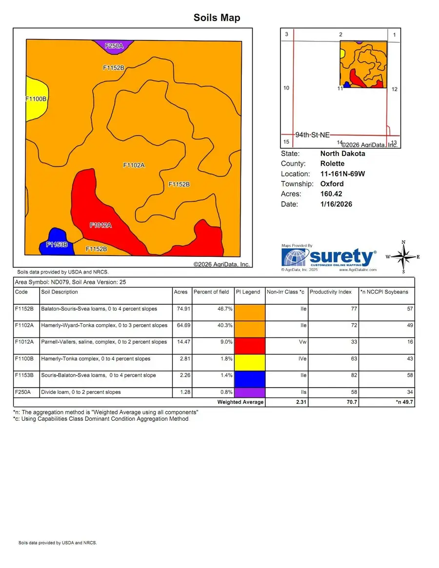 TBD 95 St Ne Parcel 2, Rolla, ND 58367 - #3