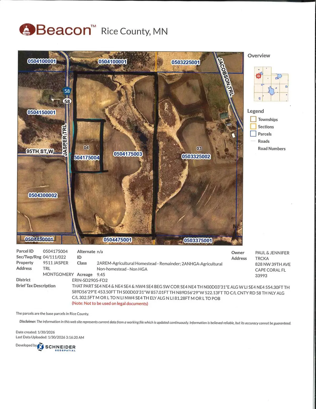 9511 Jasper Trail, Montgomery, MN 56069 - #1