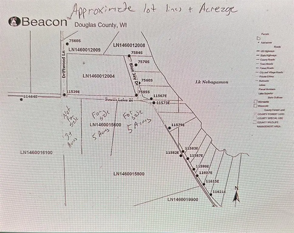 11540 E South Lake Blvd Lot 1 (5 Acres), Lake Nebagamon, WI 54849 - #1