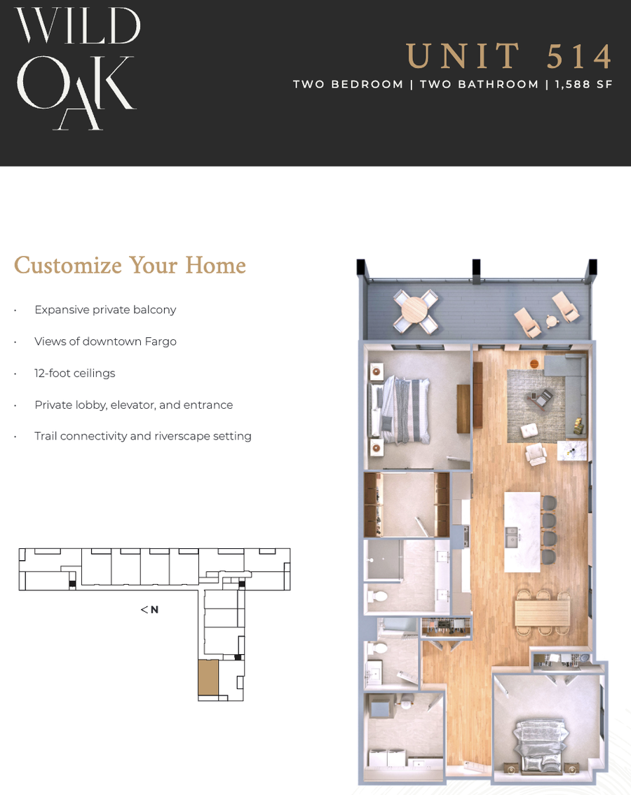 505 Oak Street N #514, Fargo, ND 58102 - #2