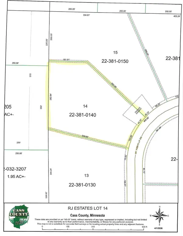 TBD Lot 14 My Abbys Way Lane Sw, Pequot Lakes, MN 56472