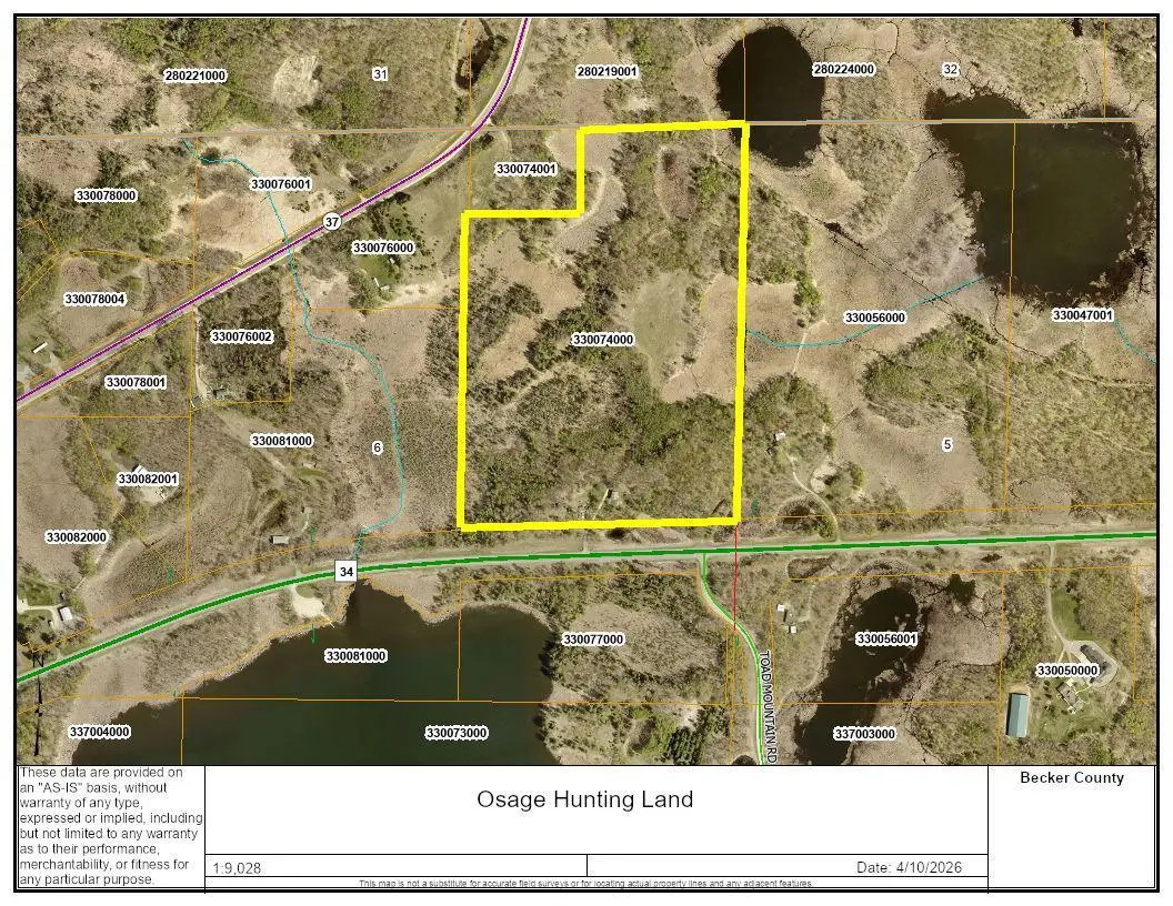 41858 State Highway 34, Osage, MN 56570 - #1