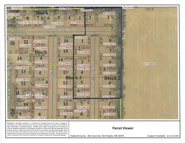 Block 3, Lot 2 Shamrock Avenue, Park Rapids, MN 56470