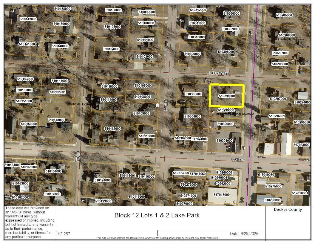 2022 Second Street, Lake Park, MN 56544 - #1