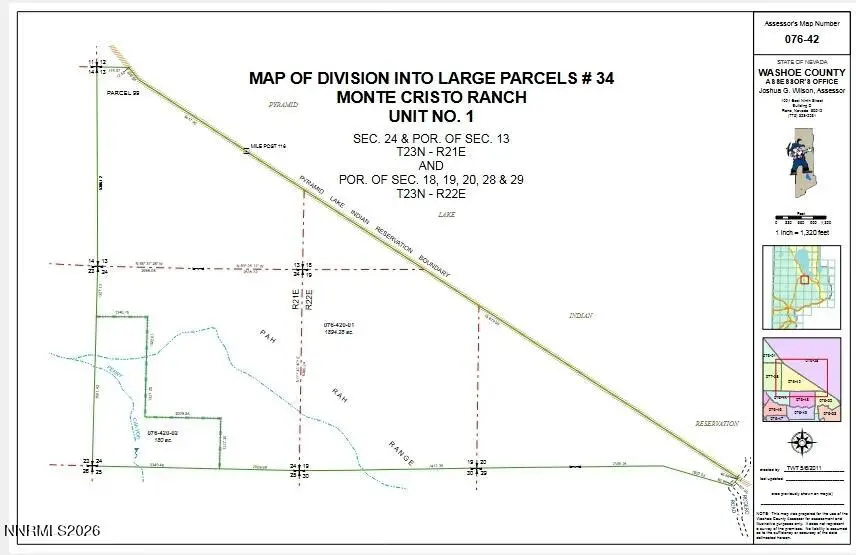 1805 N Rodero Drive #APN 076-420-01 [ 1,848 ACRES ], Reno, NV 89510 - #1