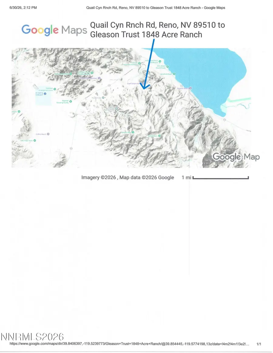 1805 N Rodero Drive #APN 076-420-01 [ 1,848 ACRES ], Reno, NV 89510 - #3