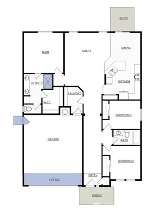 4317 W Sand Hill St, Moses Lake, WA 98837 - #2