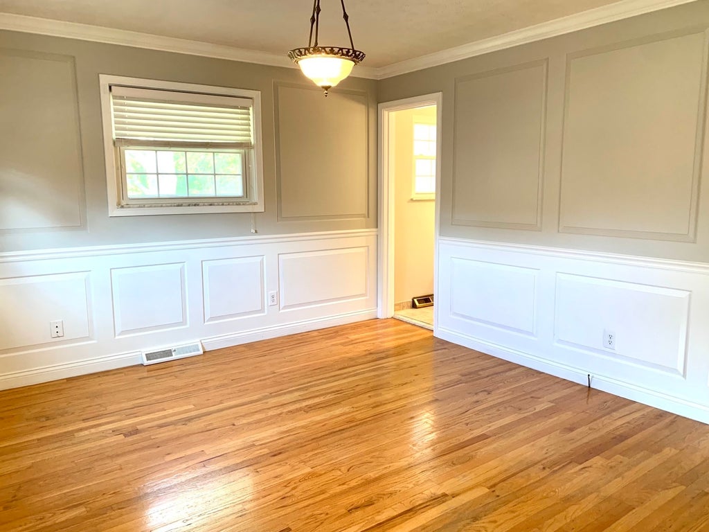 Picture Frame Molding in the Dining Room