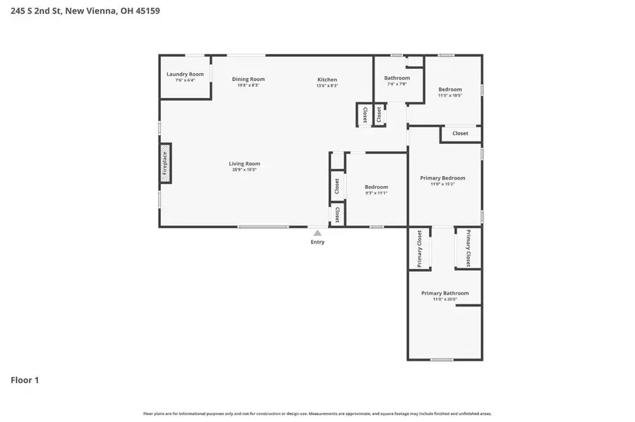 245 S Second Street, New Vienna, OH 45159 - #3